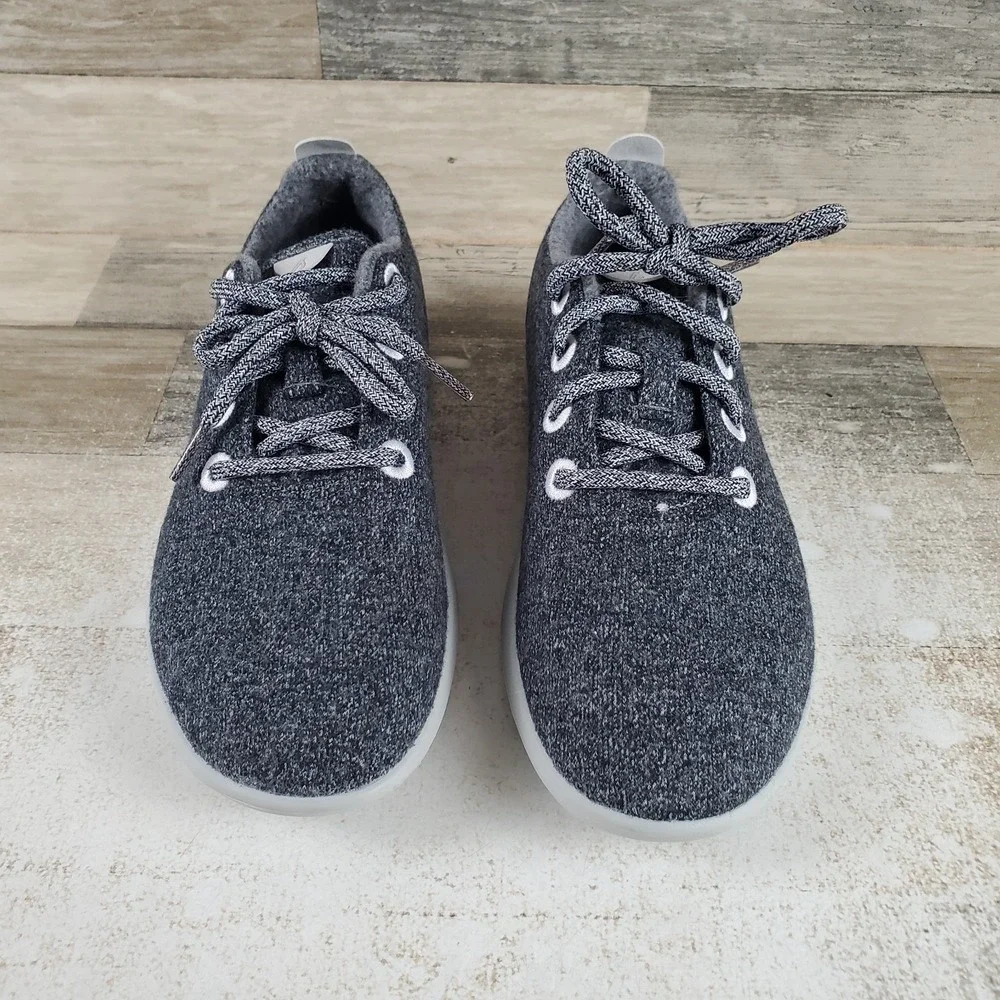 Allbirds Wool Runners Womens Shoes Sz 8 W Natural Gray Lace Up Sneakers